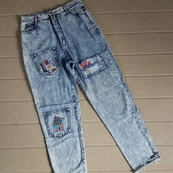 baggy 80s jeans